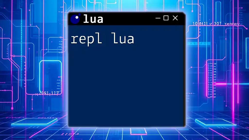 Mastering Repl Lua: A Quick Guide to Efficient Commands