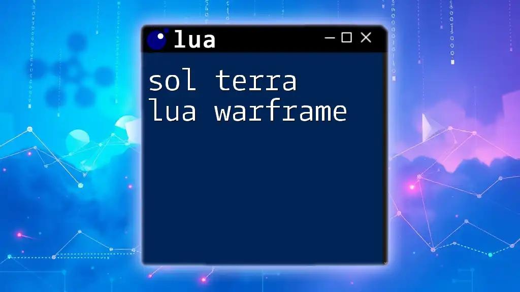 Sol Terra Lua Warframe: Mastering Commands Efficiently