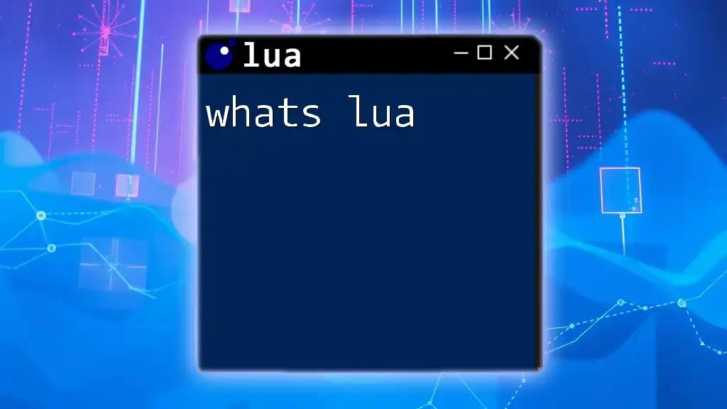 What’s Lua? A Quick Guide to the Language Behind the Magic