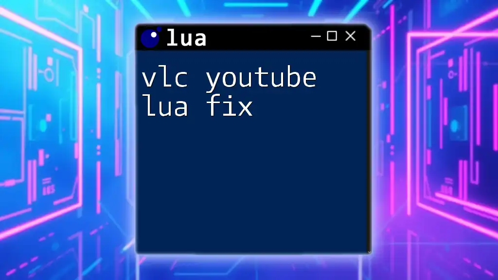 VLC YouTube Lua Fix Made Easy and Quick